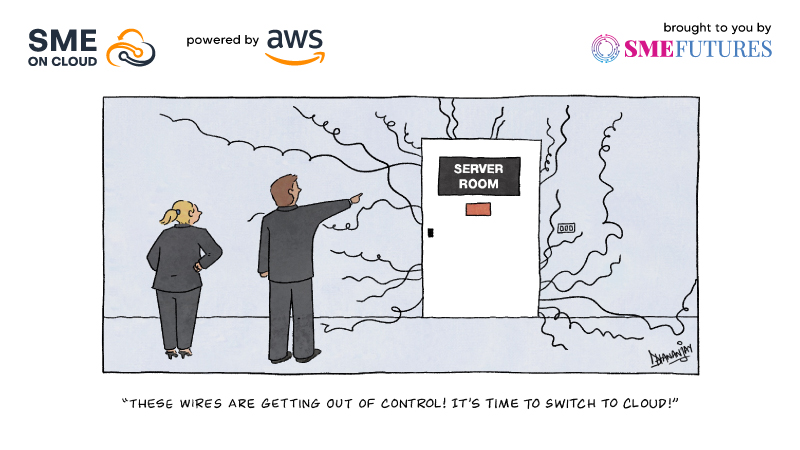 From stagnant businesses with jammed wires to flying SMEs with #AWSCloud
